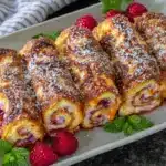 Raspberry Cheesecake French Toast Roll-Ups - featured image