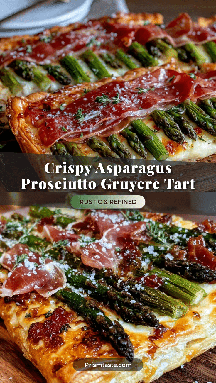 asparagus prosciutto tart recipe