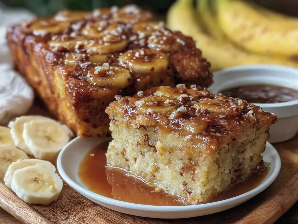 bananas foster bread pudding - featured image