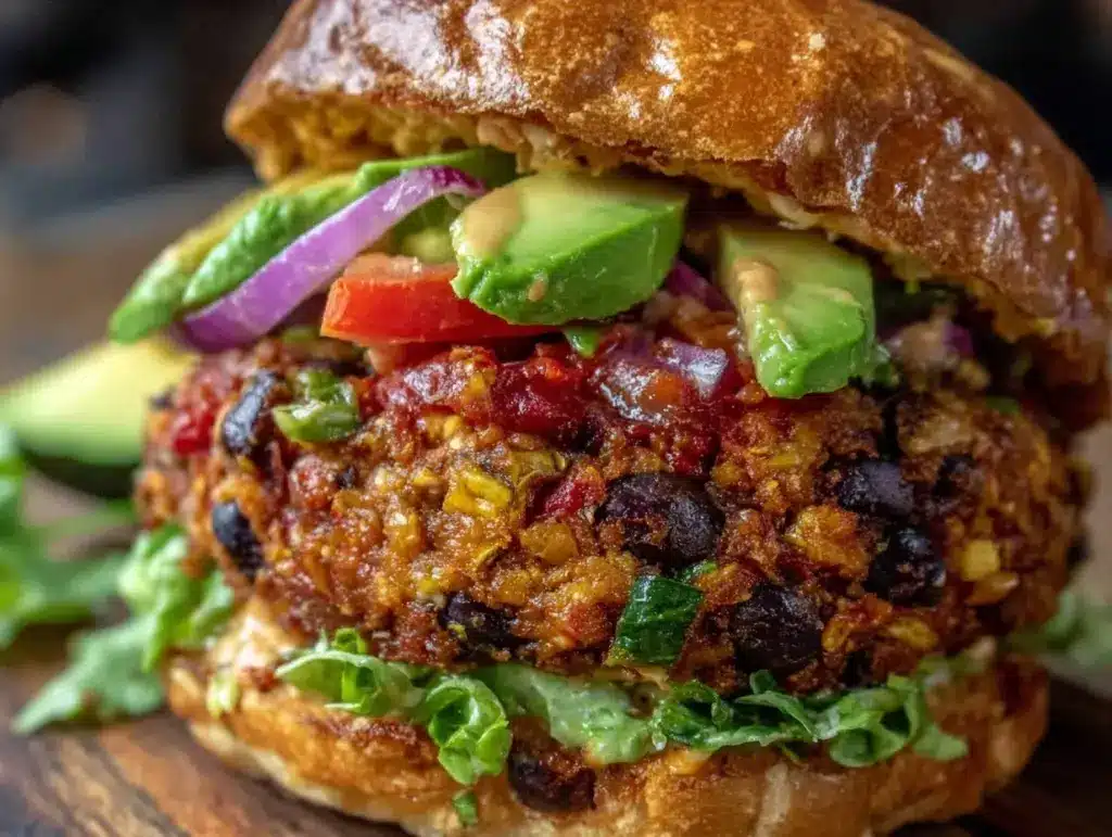 black bean sweet potato burgers - featured image