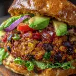 black bean sweet potato burgers - featured image