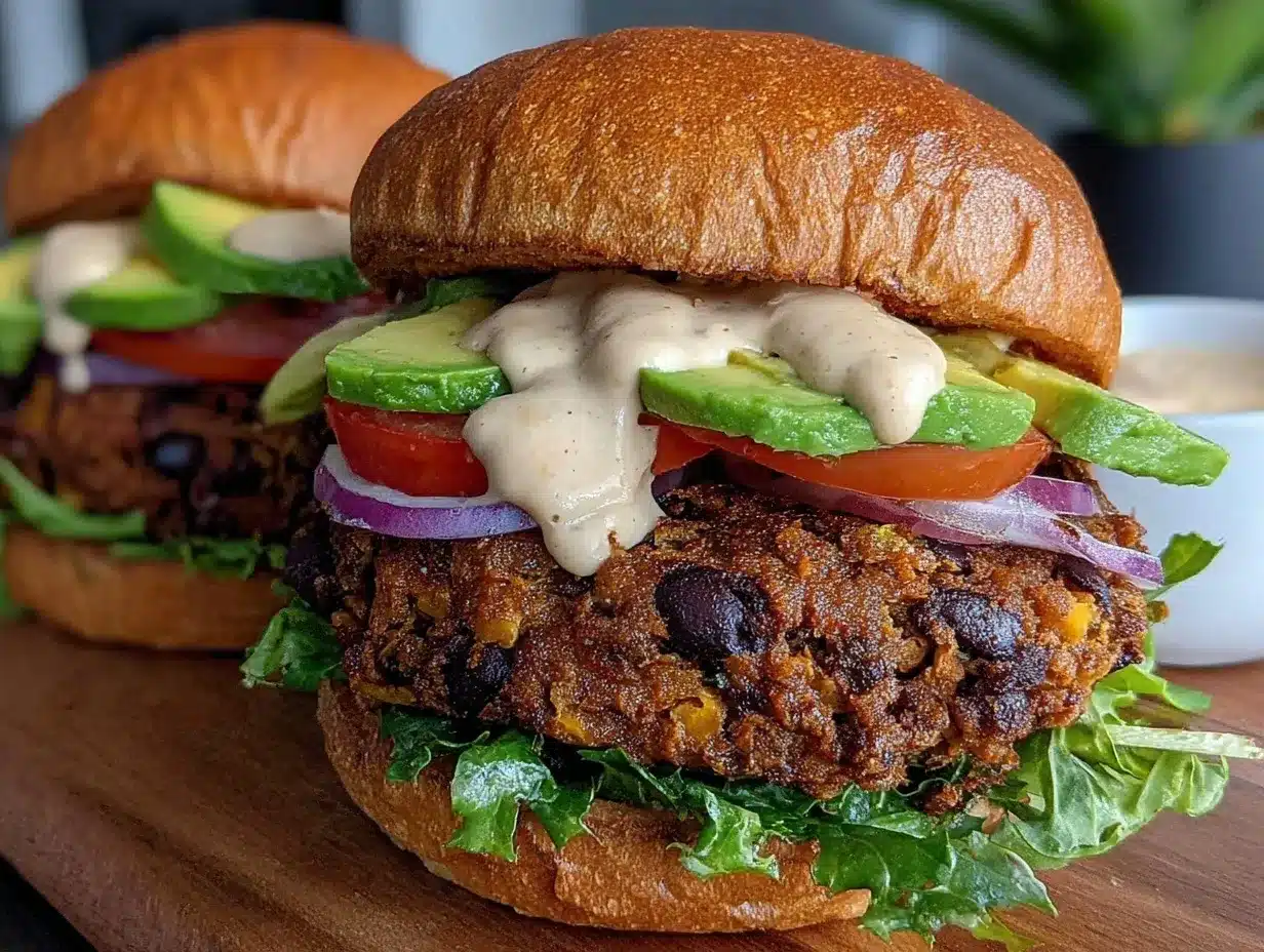 black bean sweet potato burgers preparation steps