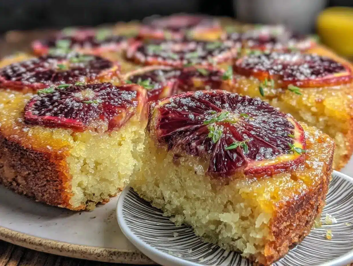 blood orange olive oil cake preparation steps