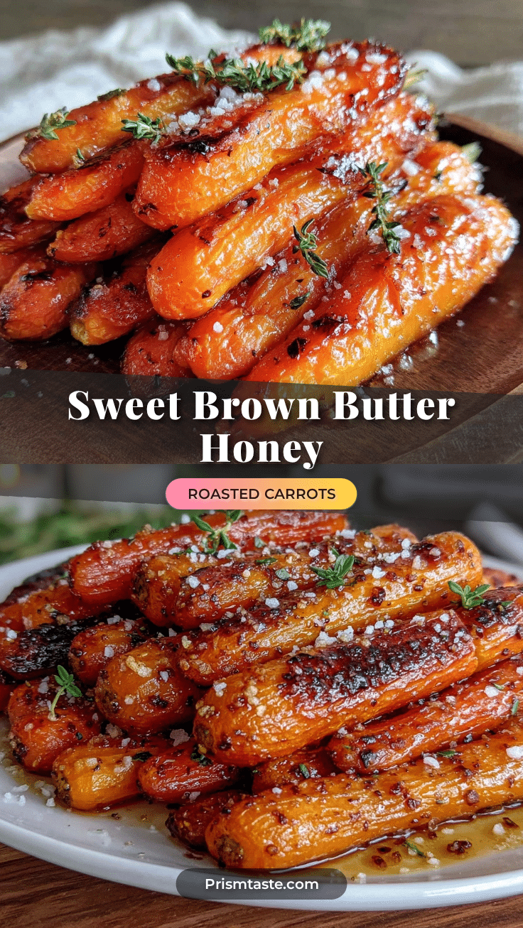 brown butter honey roasted carrots recipe
