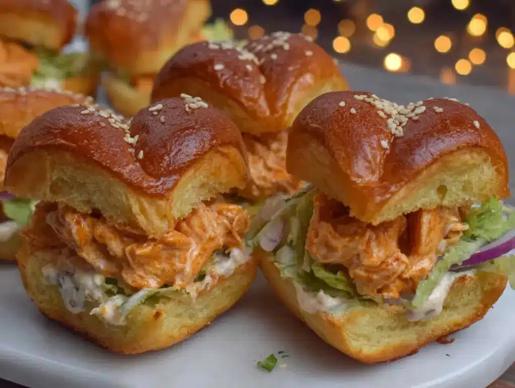 Buffalo Chicken Sliders - featured image