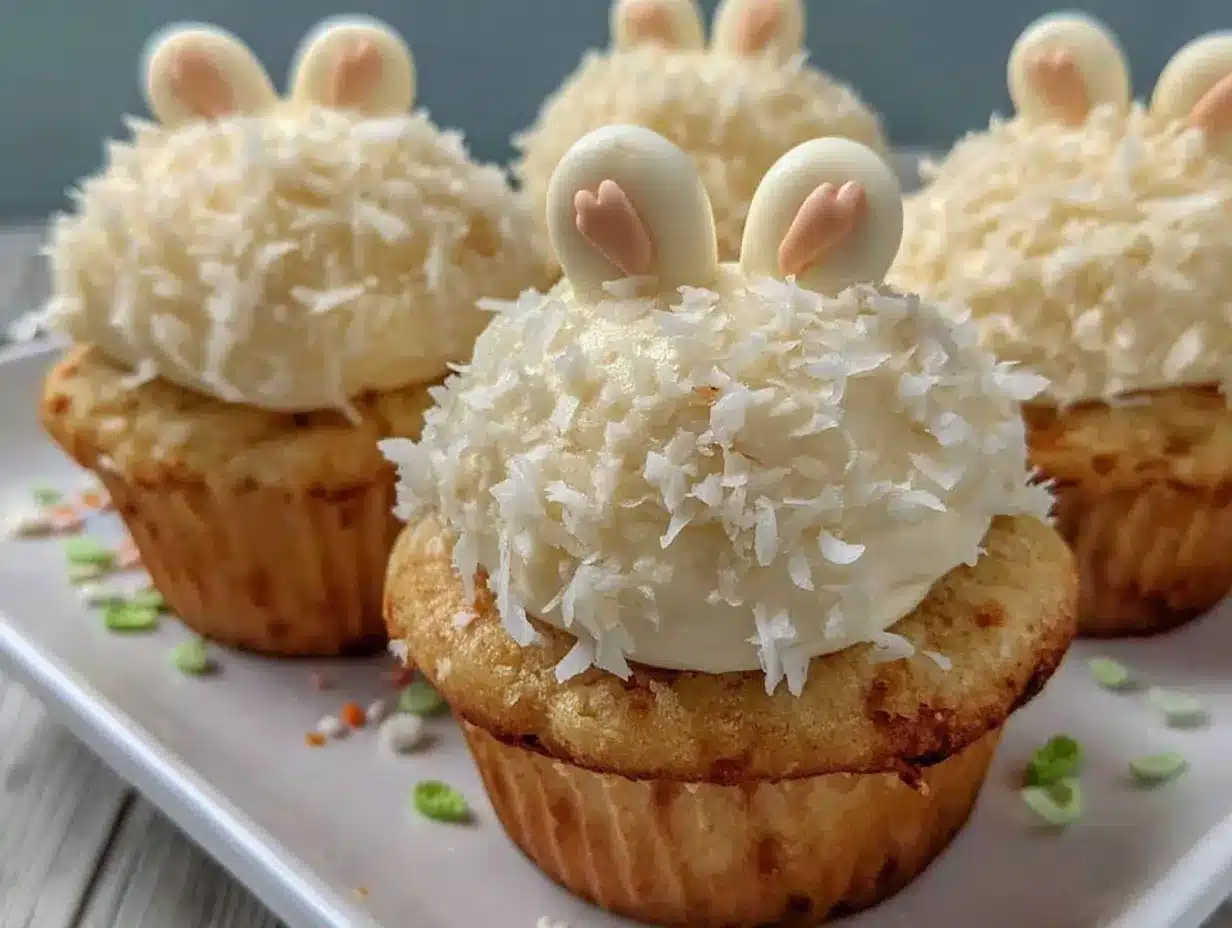 Bunny Butt Cupcakes preparation steps