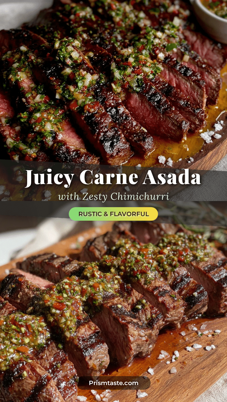 Carne Asada with Chimichurri Sauce recipe