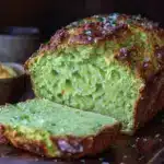 cheesy green beer bread - featured image
