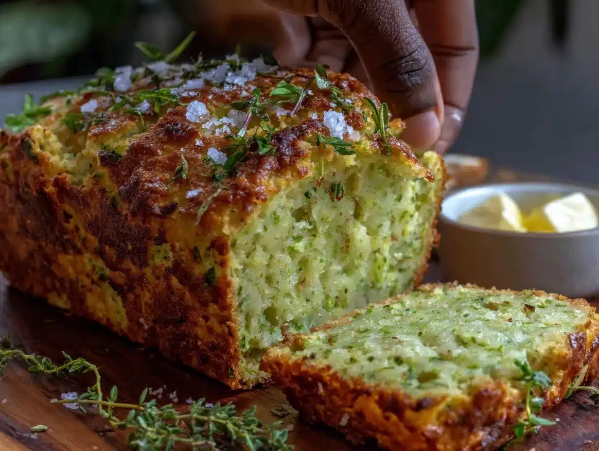 cheesy green beer bread preparation steps