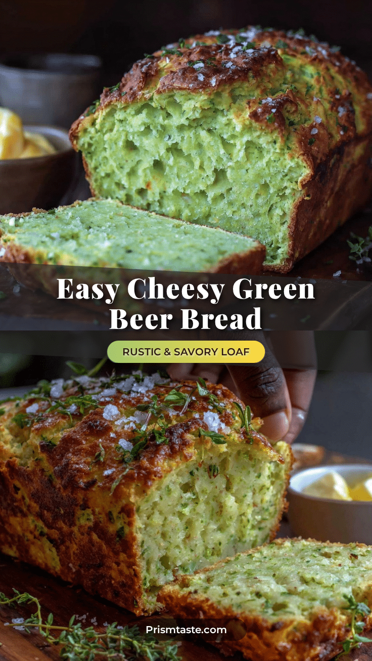 cheesy green beer bread recipe