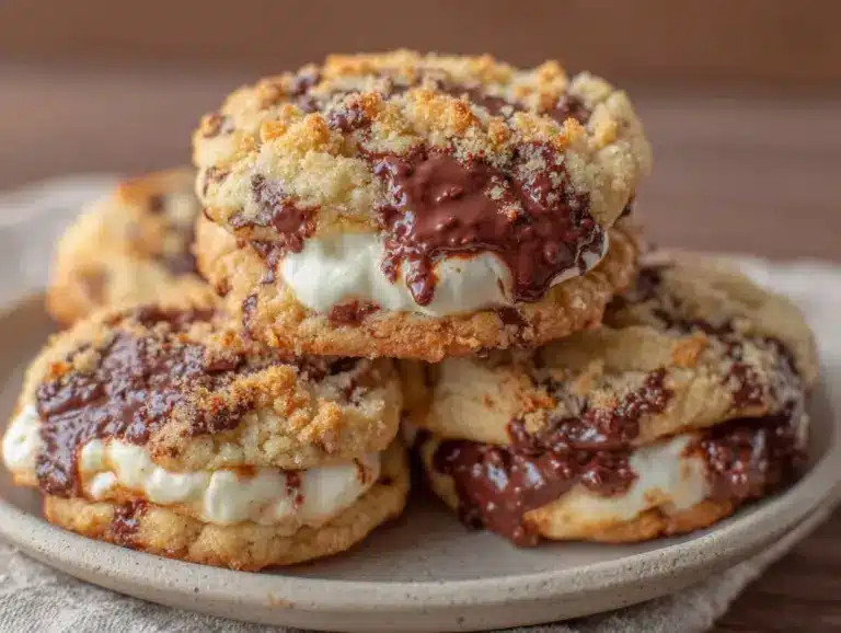 Chewy Gooey Sβmores Cookies - featured image