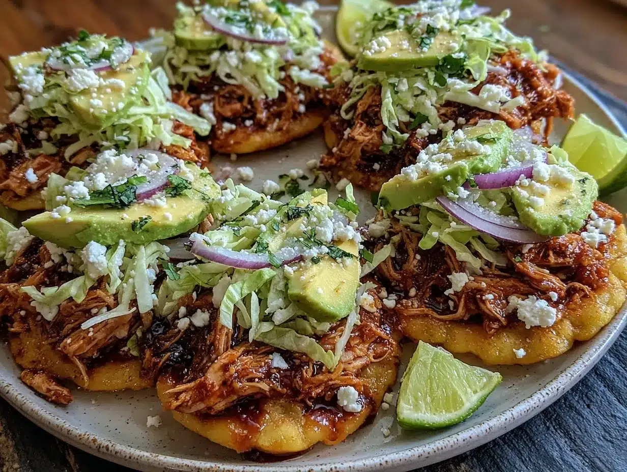 Chicken Tinga Tostadas preparation steps