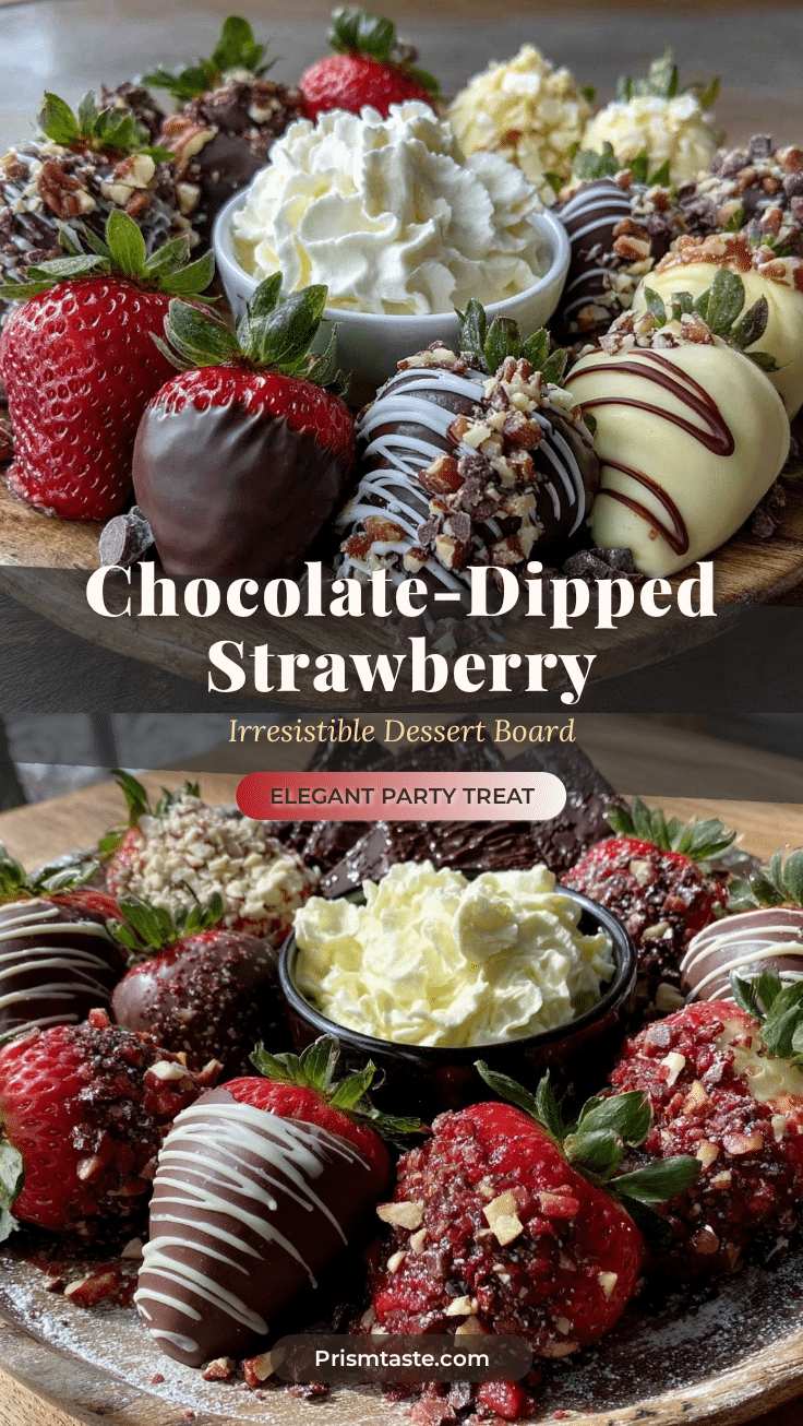 chocolate-covered strawberry dessert board recipe