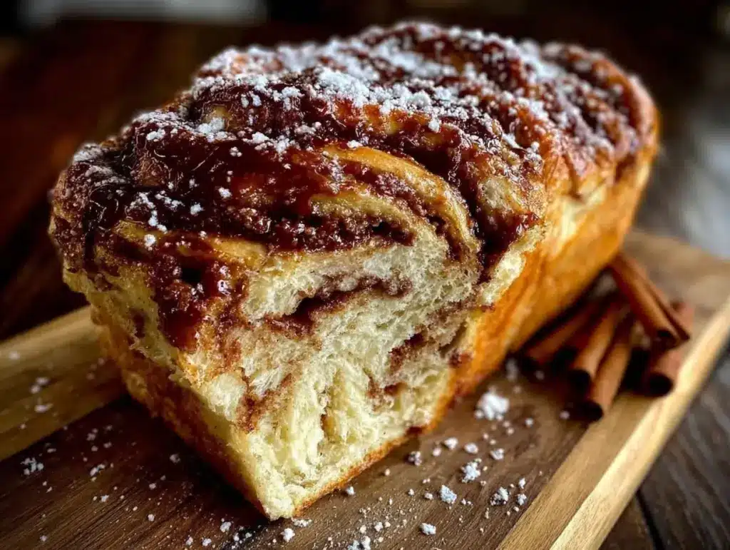 cozy cinnamon swirl bread - featured image