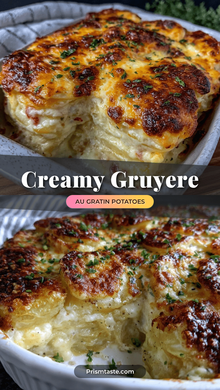 creamy au gratin potatoes with gruyere recipe