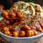 creamy chickpea tikka masala - featured image