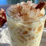 creamy horchata cinnamon rice drink - featured image
