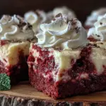 creamy keto red velvet cheesecake bites - featured image