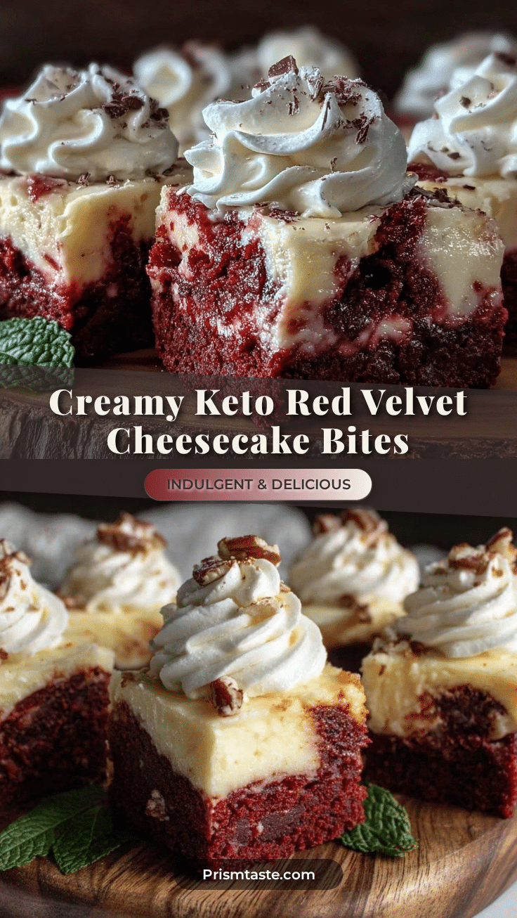 creamy keto red velvet cheesecake bites recipe
