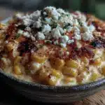 creamy street corn dip with cotija cheese - featured image