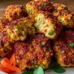 crispy baked chicken nuggets - featured image