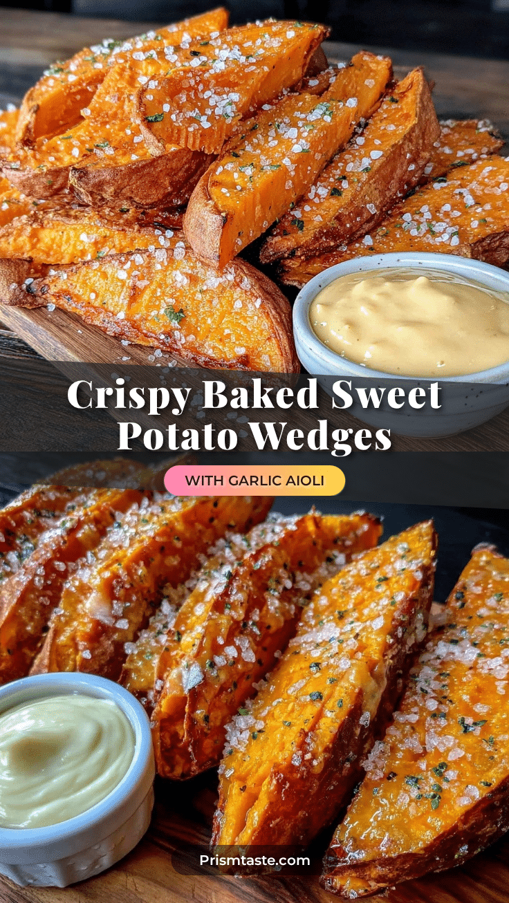 crispy baked sweet potato wedges recipe