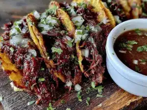 crispy birria tacos - featured image