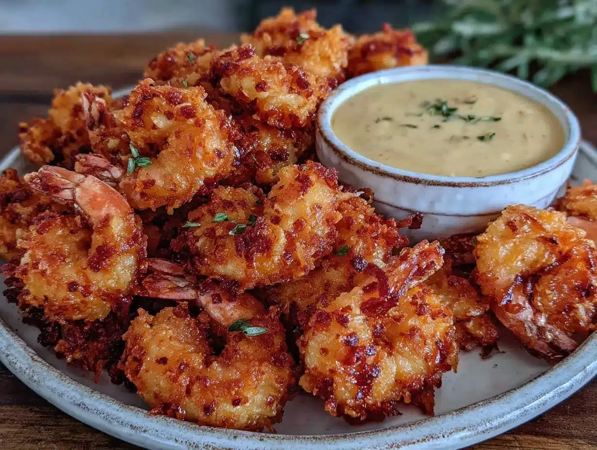 crispy cajun popcorn shrimp preparation steps