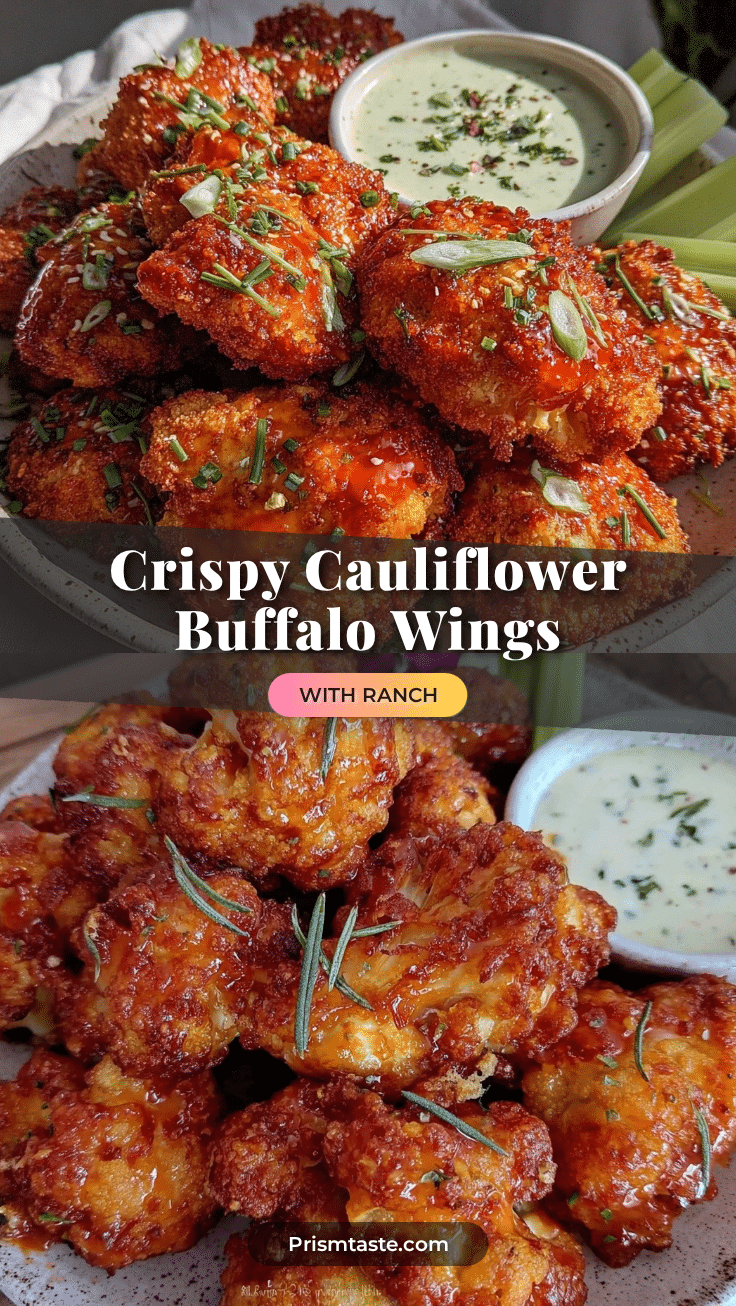 crispy cauliflower buffalo wings recipe
