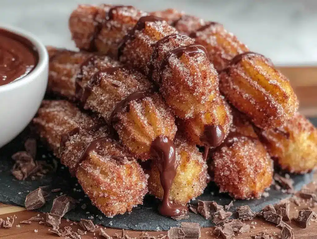 crispy churros recipe - featured image