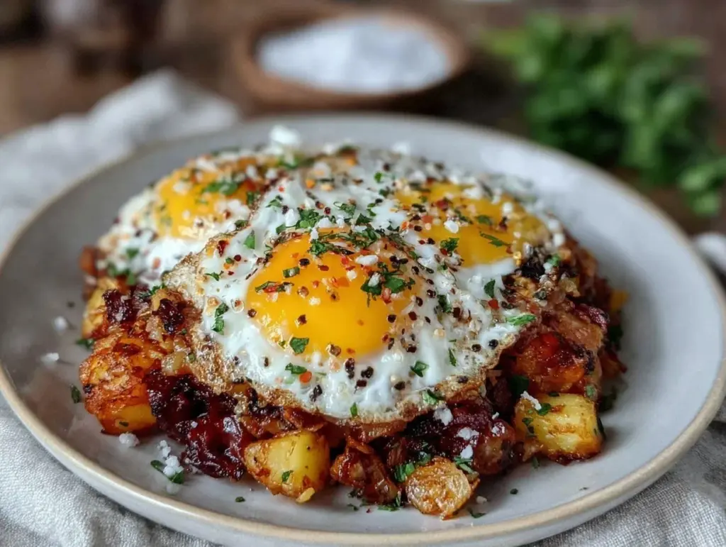 crispy corned beef hash - featured image