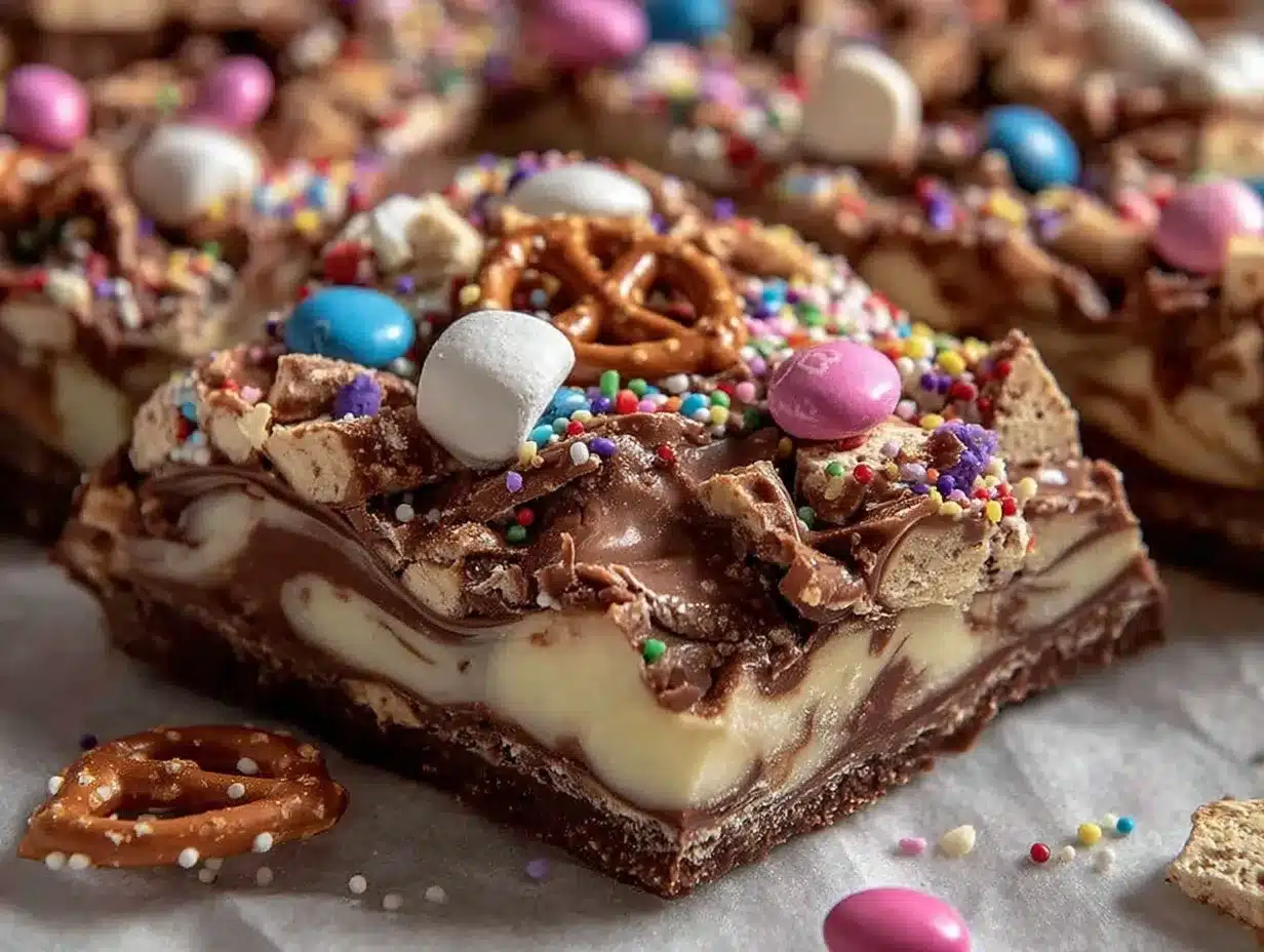 crispy Easter candy bark preparation steps