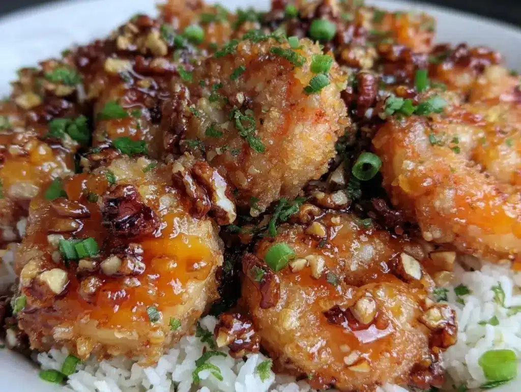 crispy honey walnut shrimp - featured image