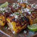 crispy mexican street corn ribs - featured image