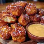 crispy pretzel bites - featured image