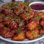 crispy sesame chicken - featured image
