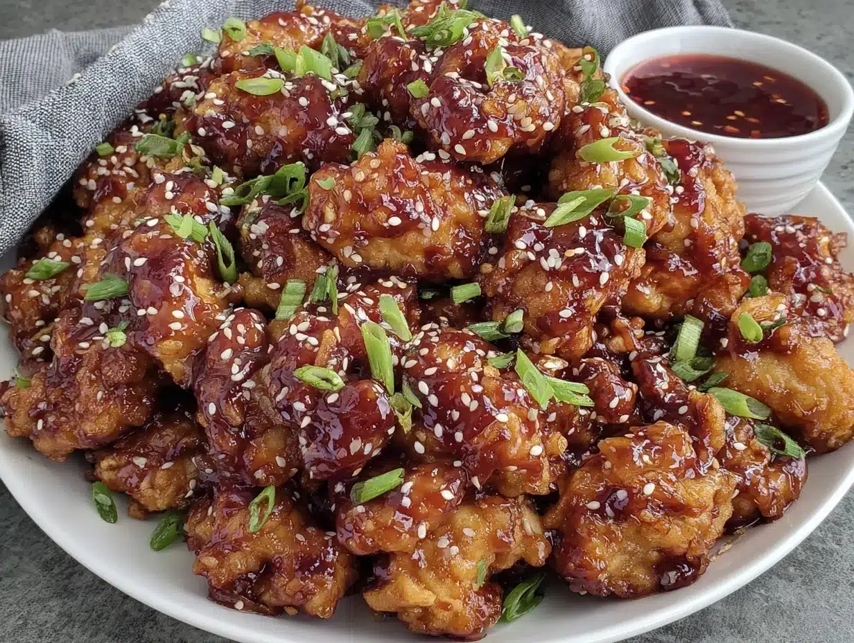 crispy sesame chicken preparation steps