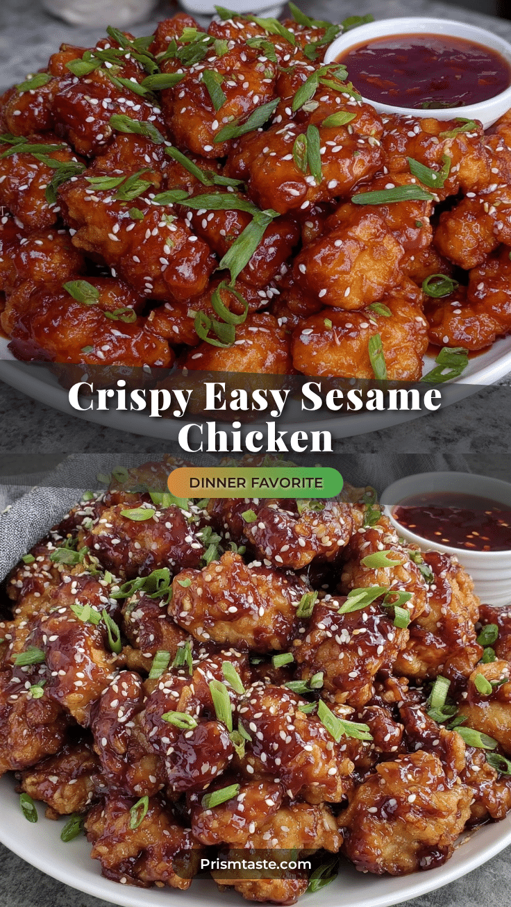 crispy sesame chicken recipe