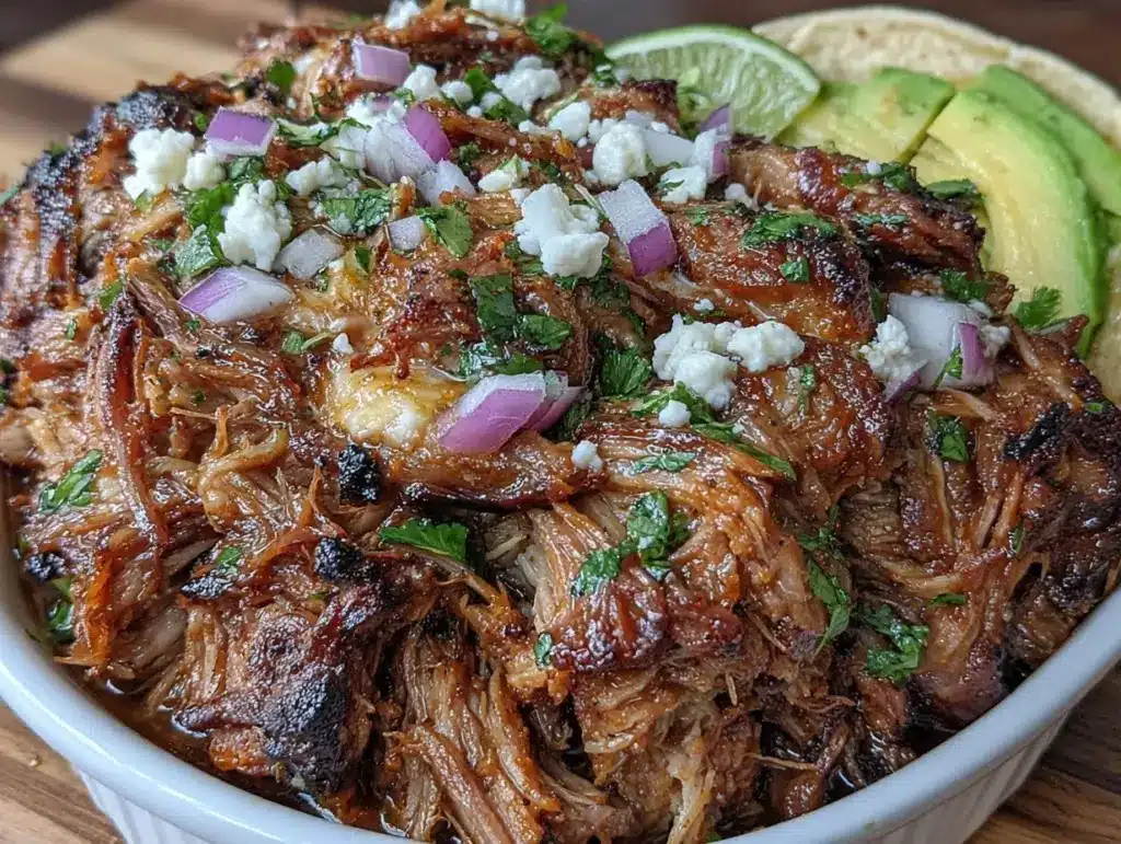 crispy slow cooker carnitas - featured image