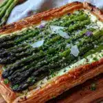 Crispy Spring Asparagus Tart - featured image