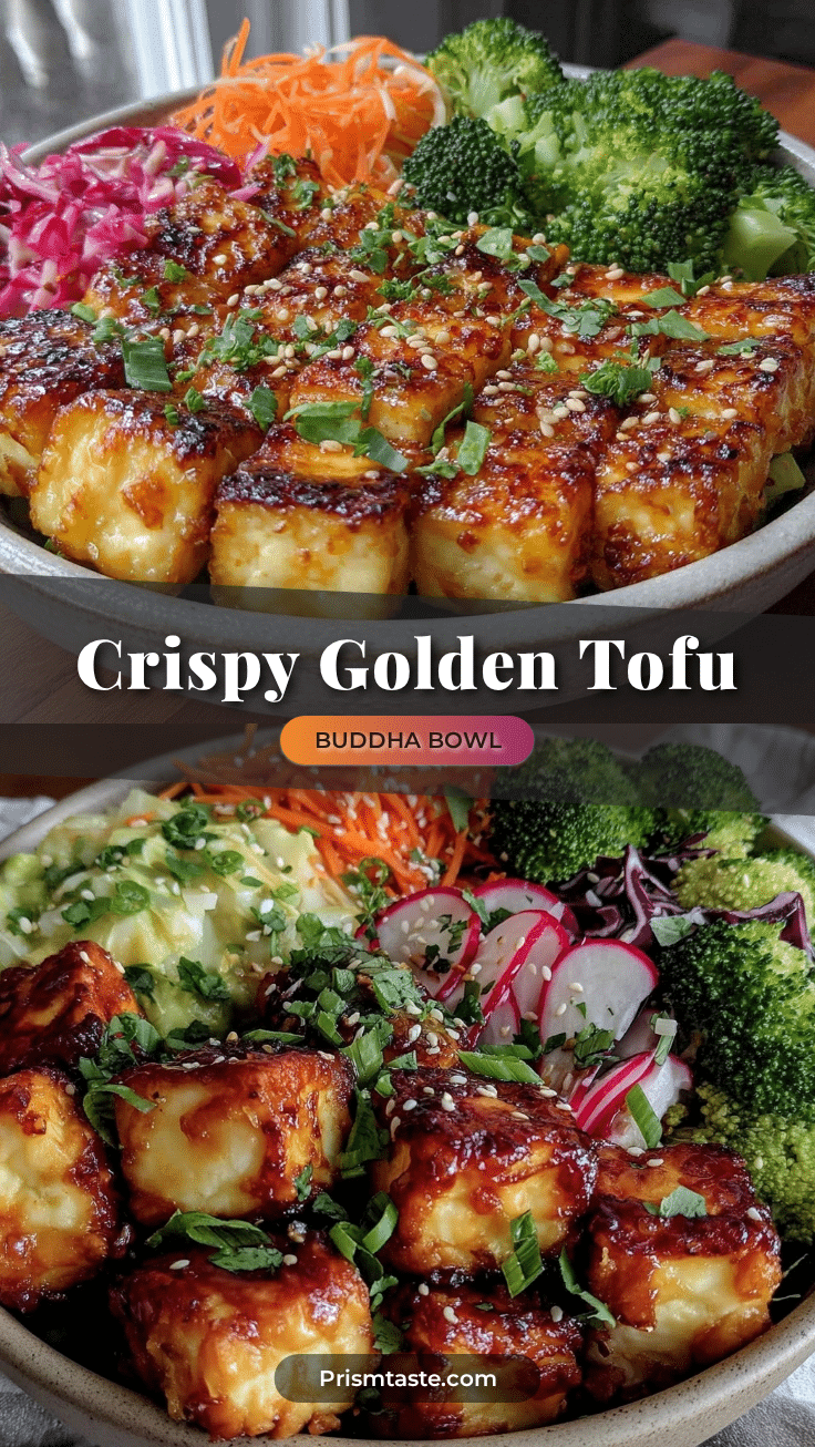 crispy tofu buddha bowl recipe