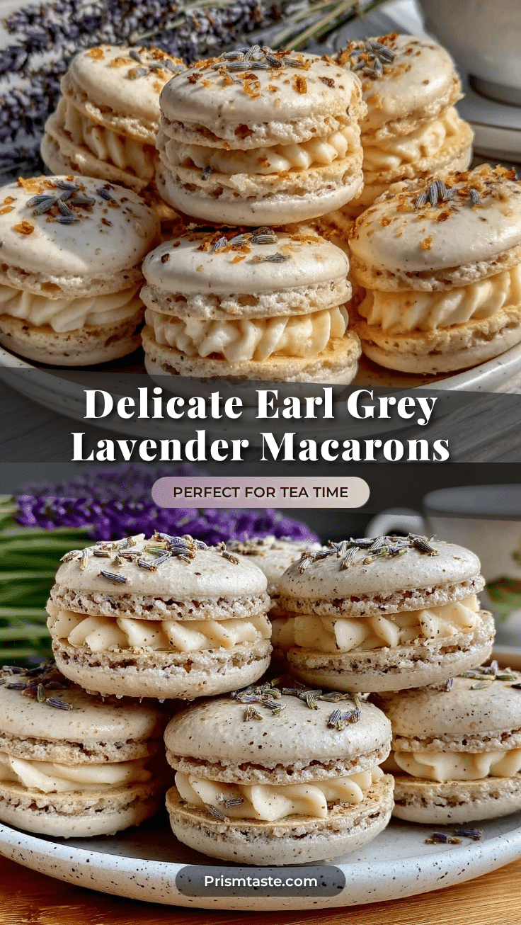 Earl Grey Lavender Macarons recipe