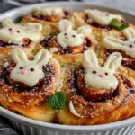 Easter Bunny Cinnamon Rolls - featured image