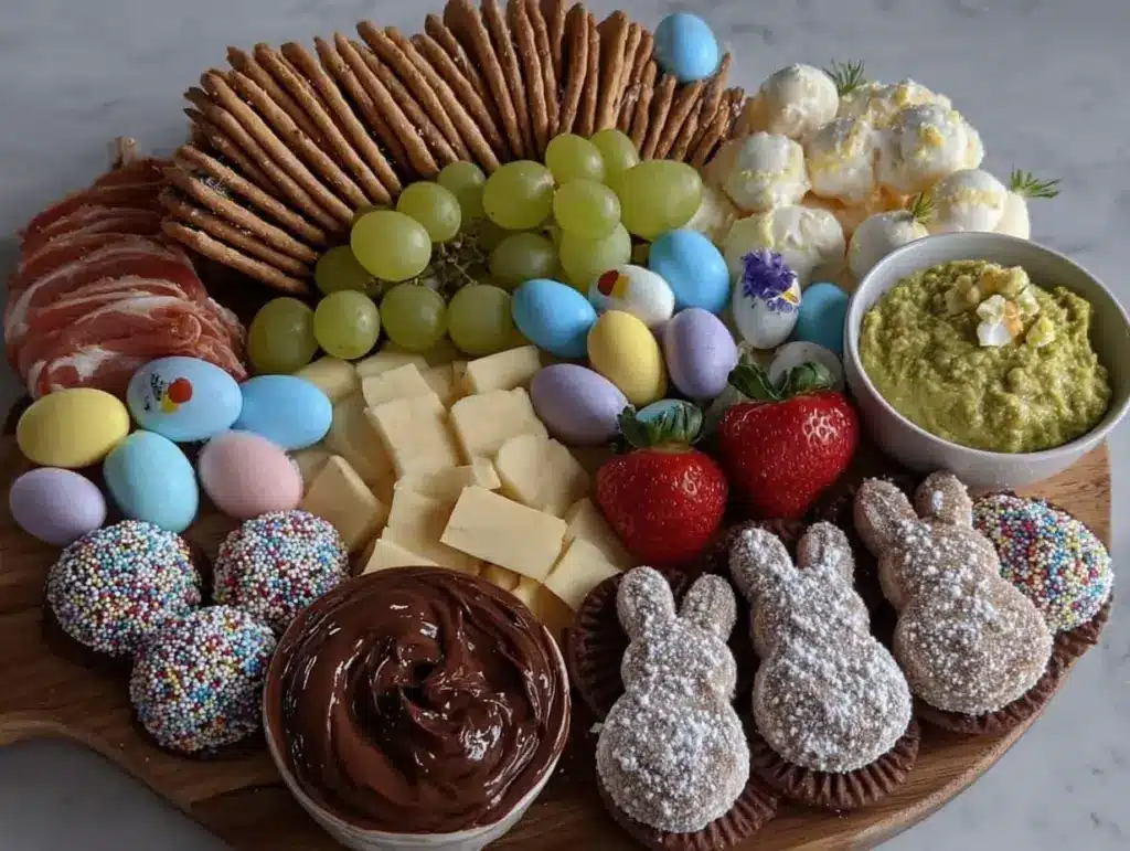 Easter Egg Hunt Charcuterie Board - featured image