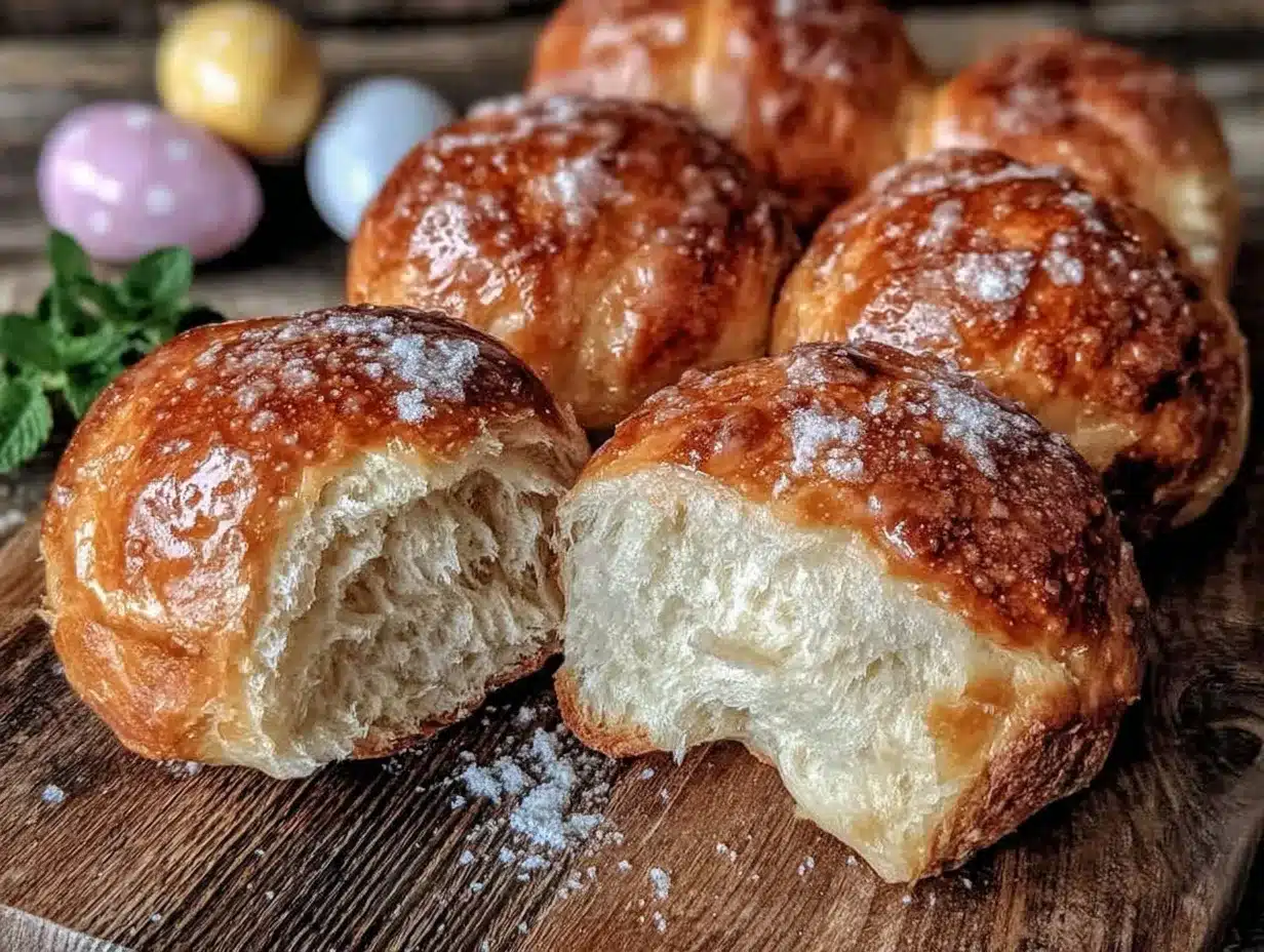 Easter resurrection rolls preparation steps