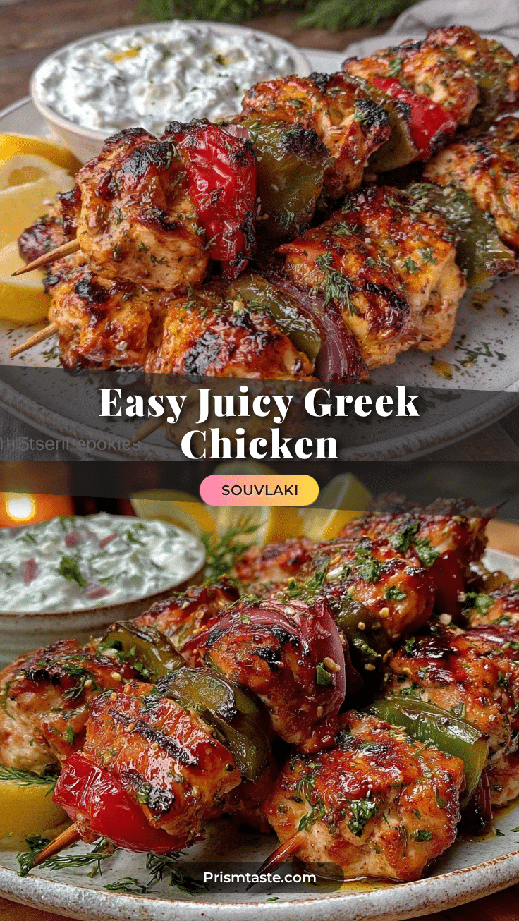 easy juicy greek chicken souvlaki recipe