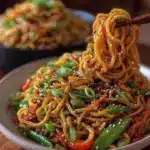 easy lo mein noodles - featured image