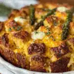Easy Make-Ahead Asparagus Gruyere Strata - featured image