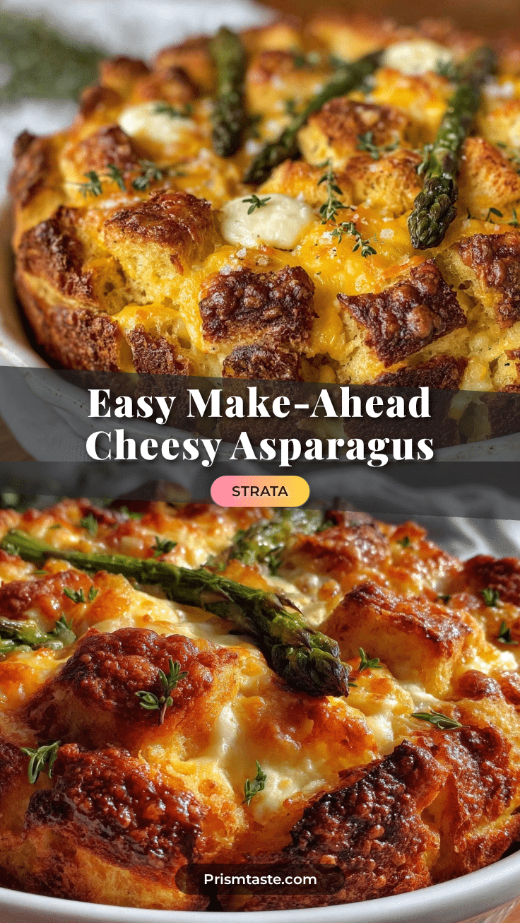 Easy Make-Ahead Asparagus Gruyere Strata recipe