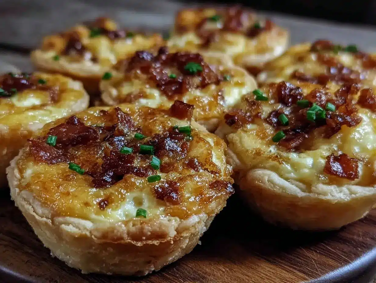 easy mini quiche lorraine cups preparation steps